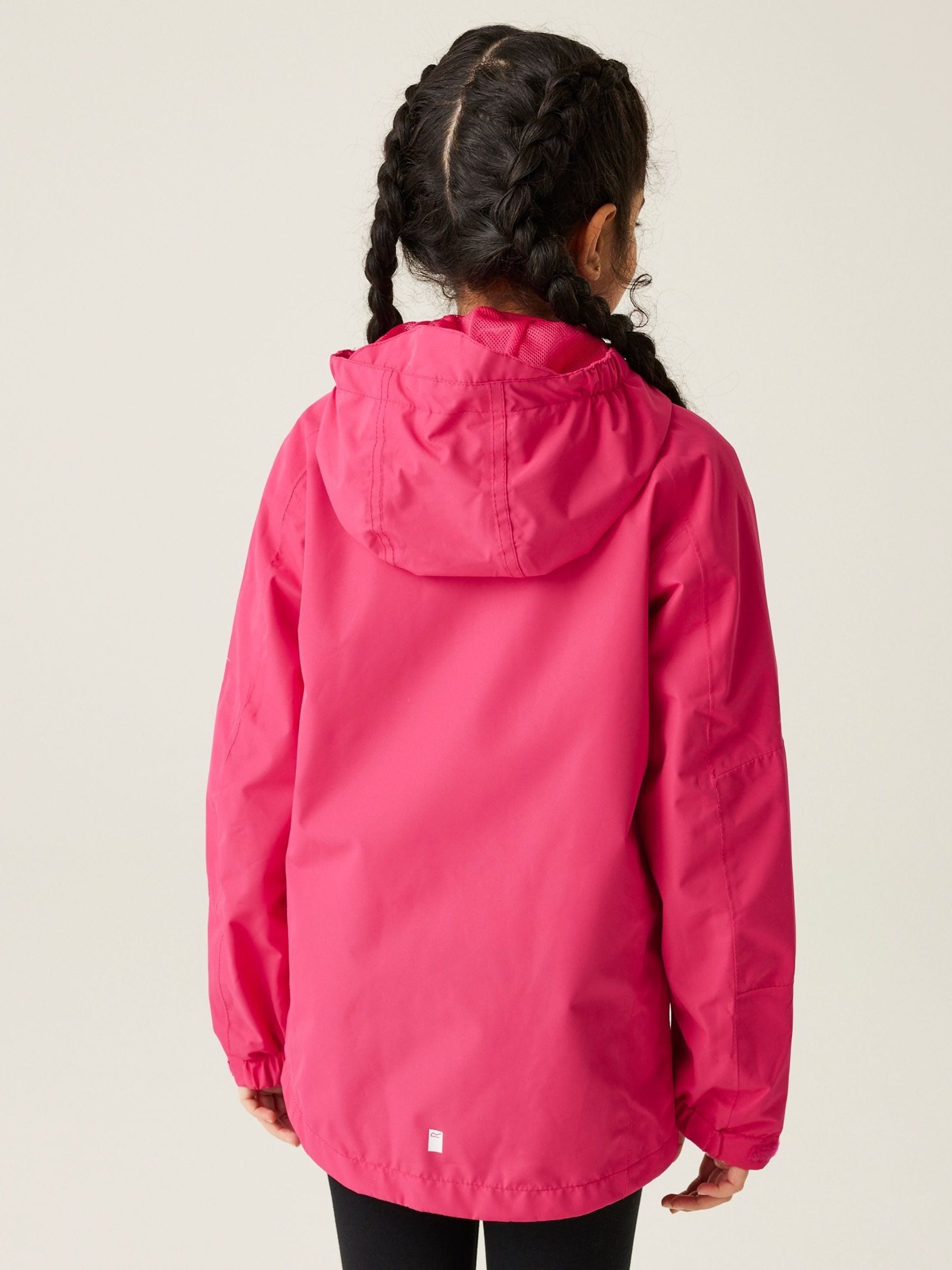 Dsiney Kidz - Regatta Pink Junior Calderdale III Waterproof Jacket image 3
