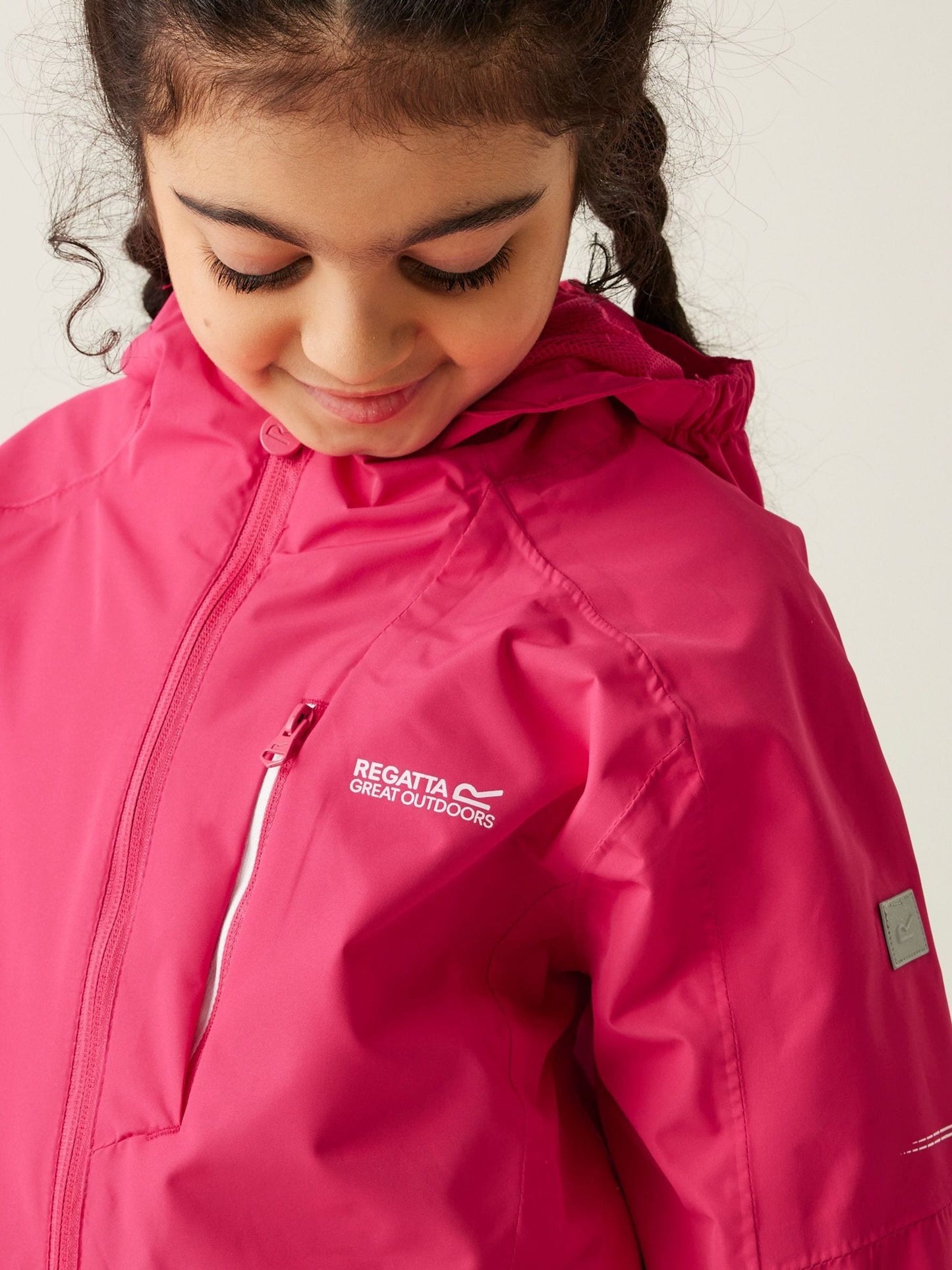 Dsiney Kidz - Regatta Pink Junior Calderdale III Waterproof Jacket image 4