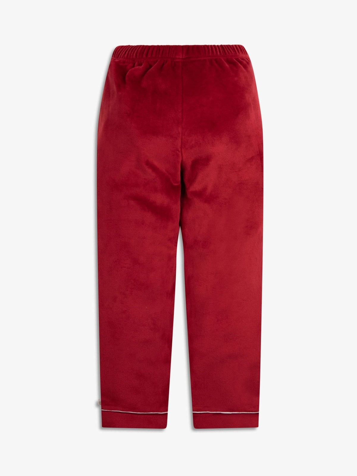 The Little Tailor Red Luxury Soft Touch Velour Pyjamas - image 6