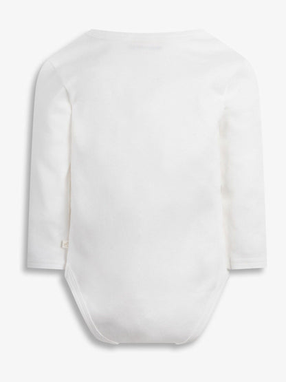 The Little Tailor Natural Chunky Sherpa Fleece Dungarees And Bodysuit Set - image 10