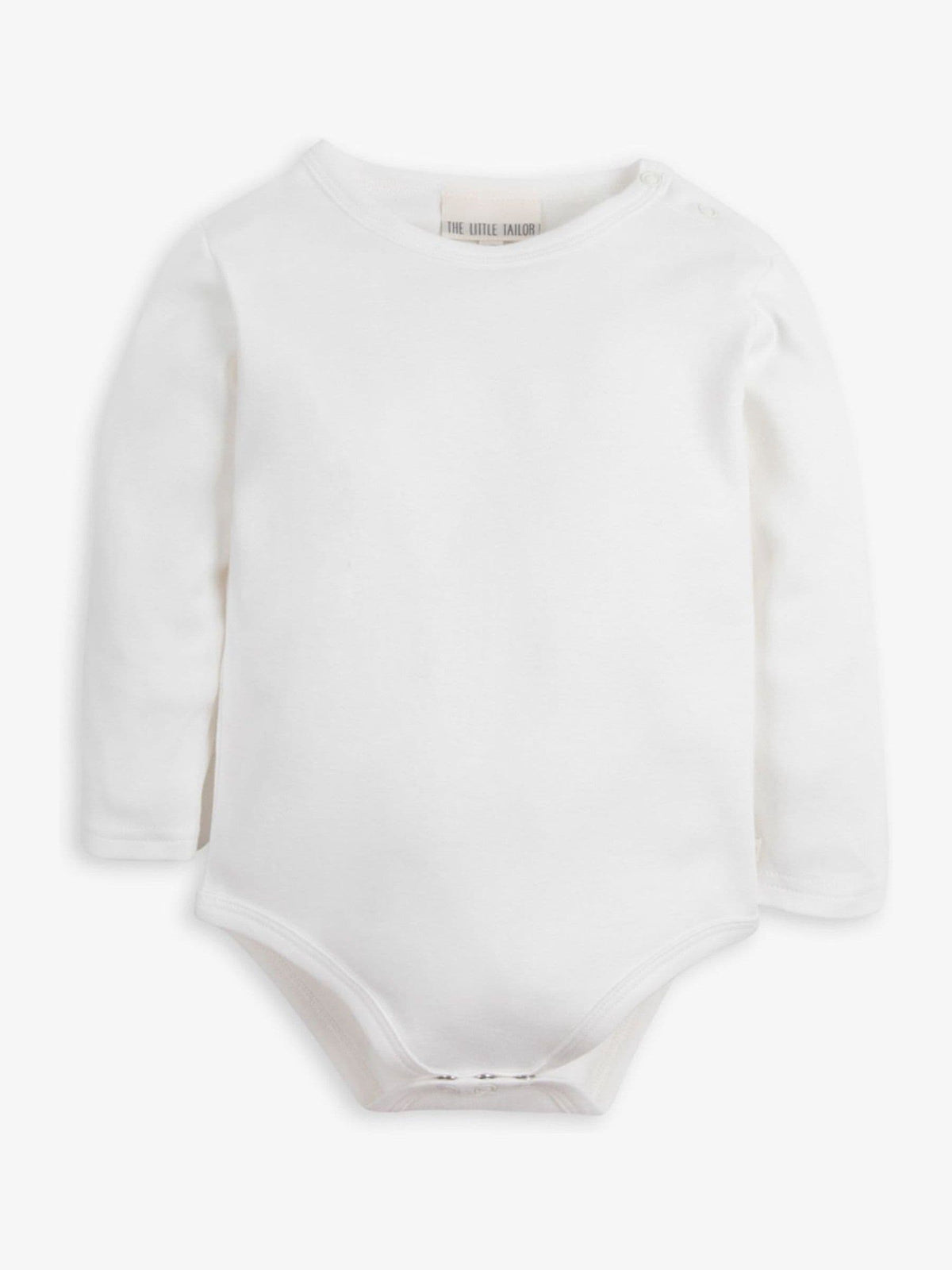 The Little Tailor Natural Chunky Sherpa Fleece Dungarees And Bodysuit Set - image 9