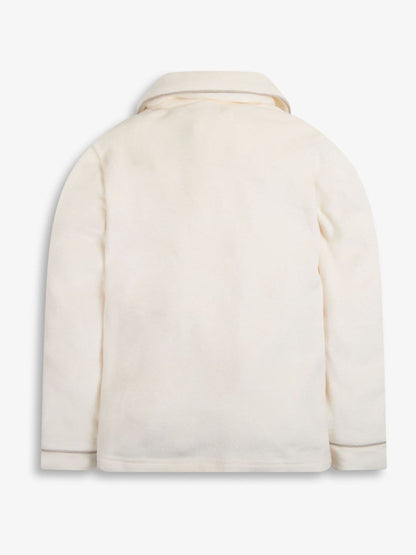 The Little Tailor Cream Luxury Soft Touch Velour Pyjamas - image 5