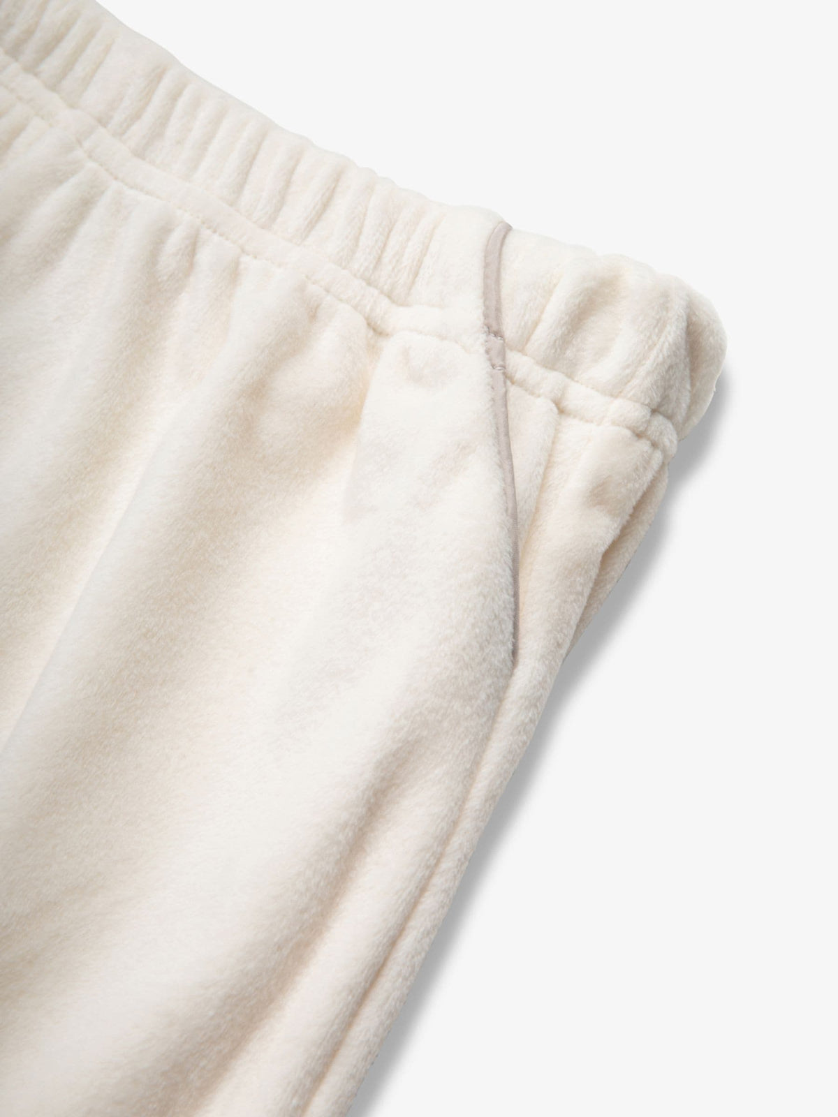 The Little Tailor Cream Luxury Soft Touch Velour Pyjamas - image 7