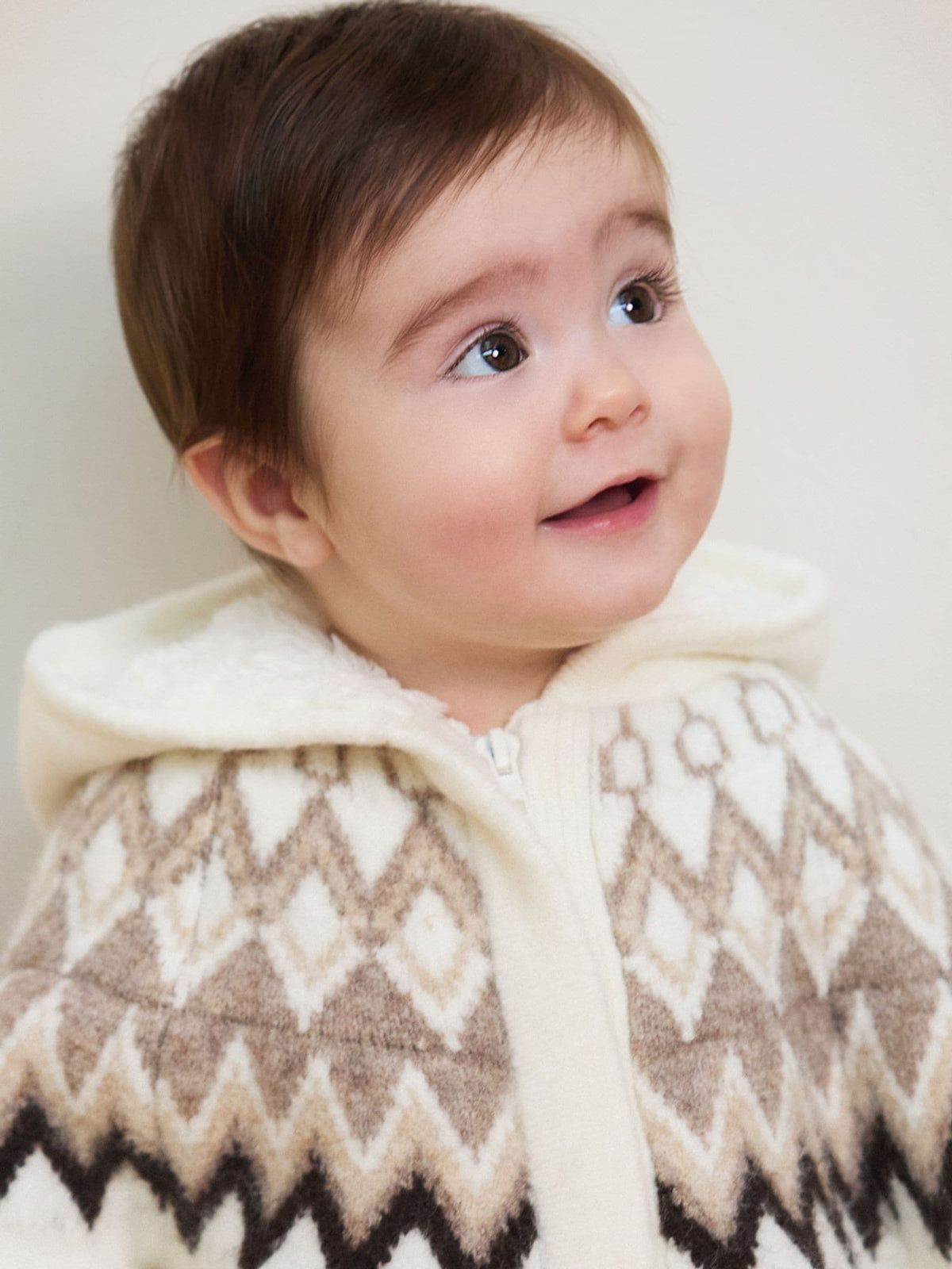 The Little Tailor Cream Soft Knitted Lined Pramsuit - image 2