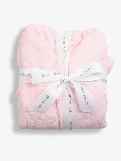 The Little Tailor Pink Towelling 100% Cotton Bath Robe image 4