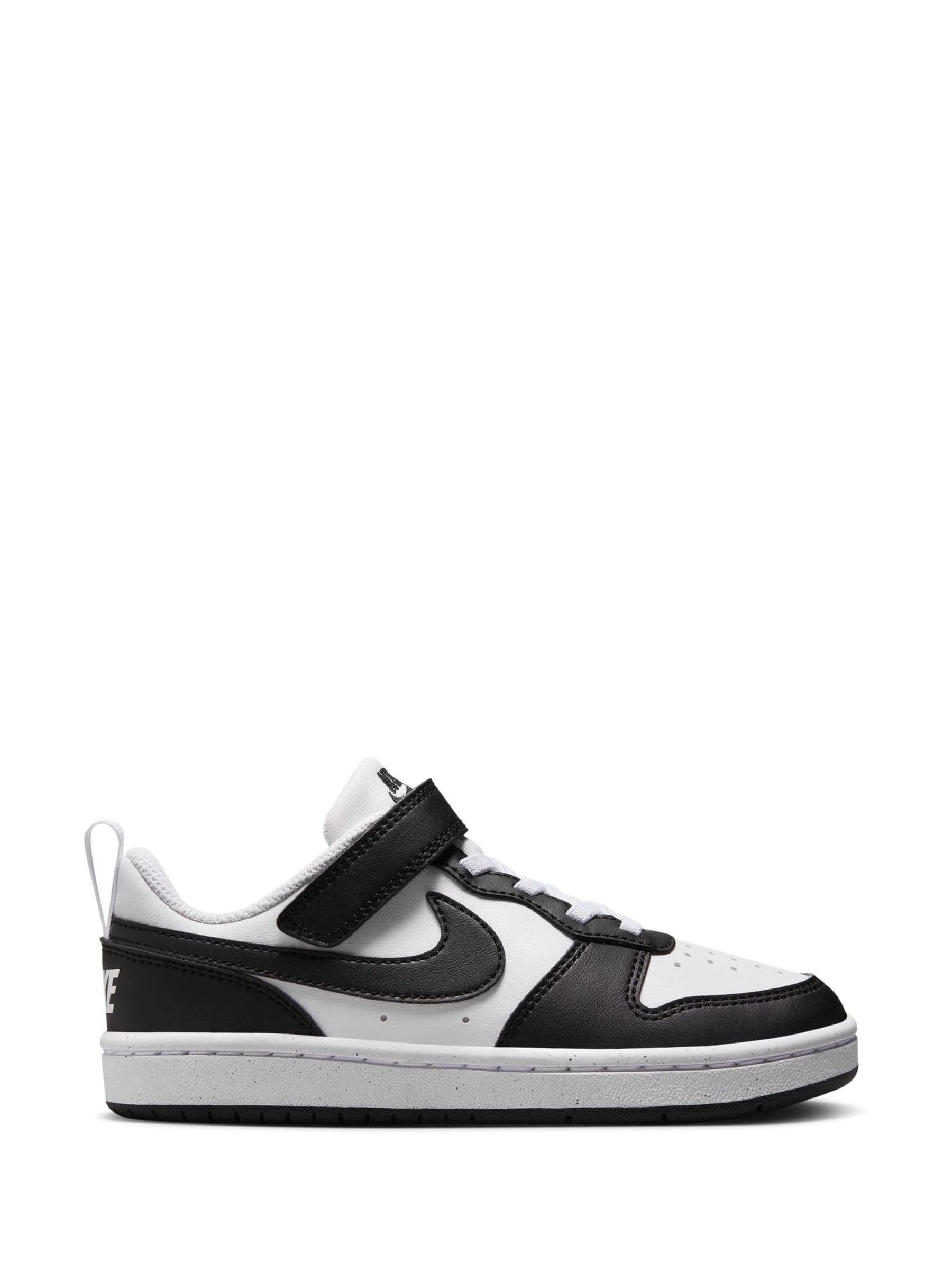 Nike Black/White Junior Court Borough Low Recraft Trainers image 1