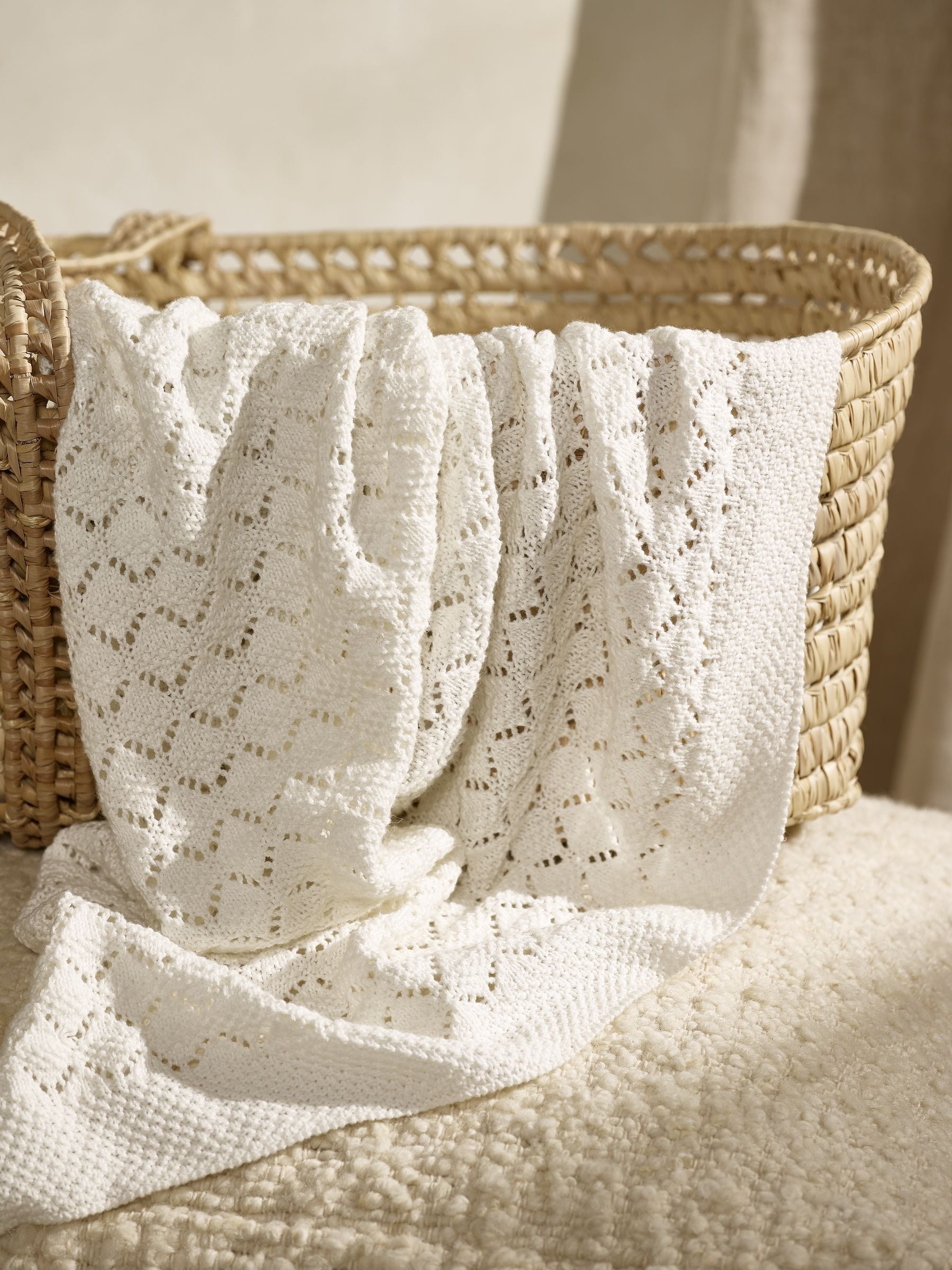 The White Company White Heirloom Blanket image 1