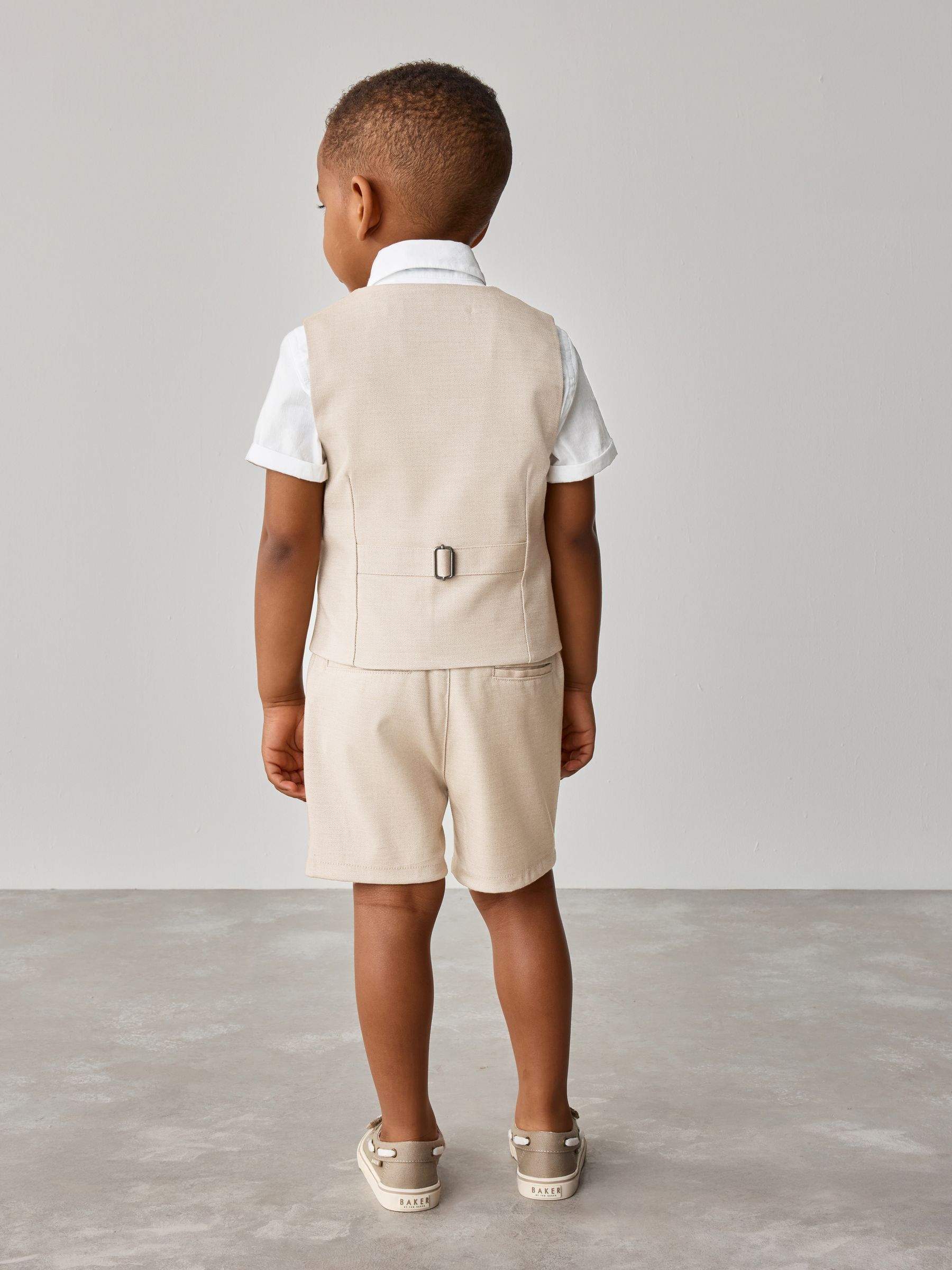 Baker by Ted Baker Shirt Waistcoat and Shorts Set image 2