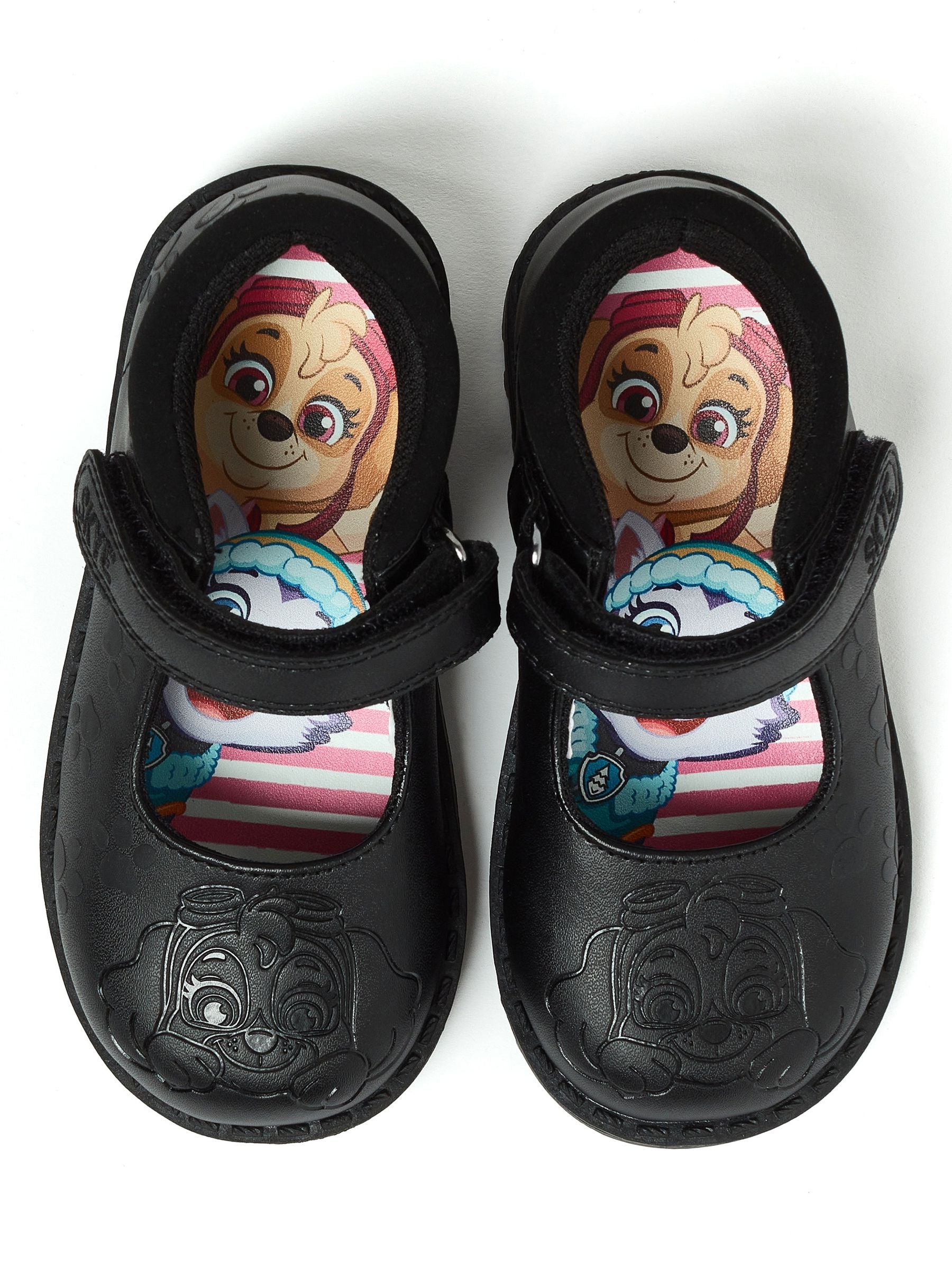 Character Black Paw Patrol School Shoes image 3