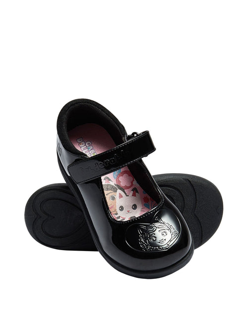 Character Black Gabbys Dollhouse School Shoes image 1