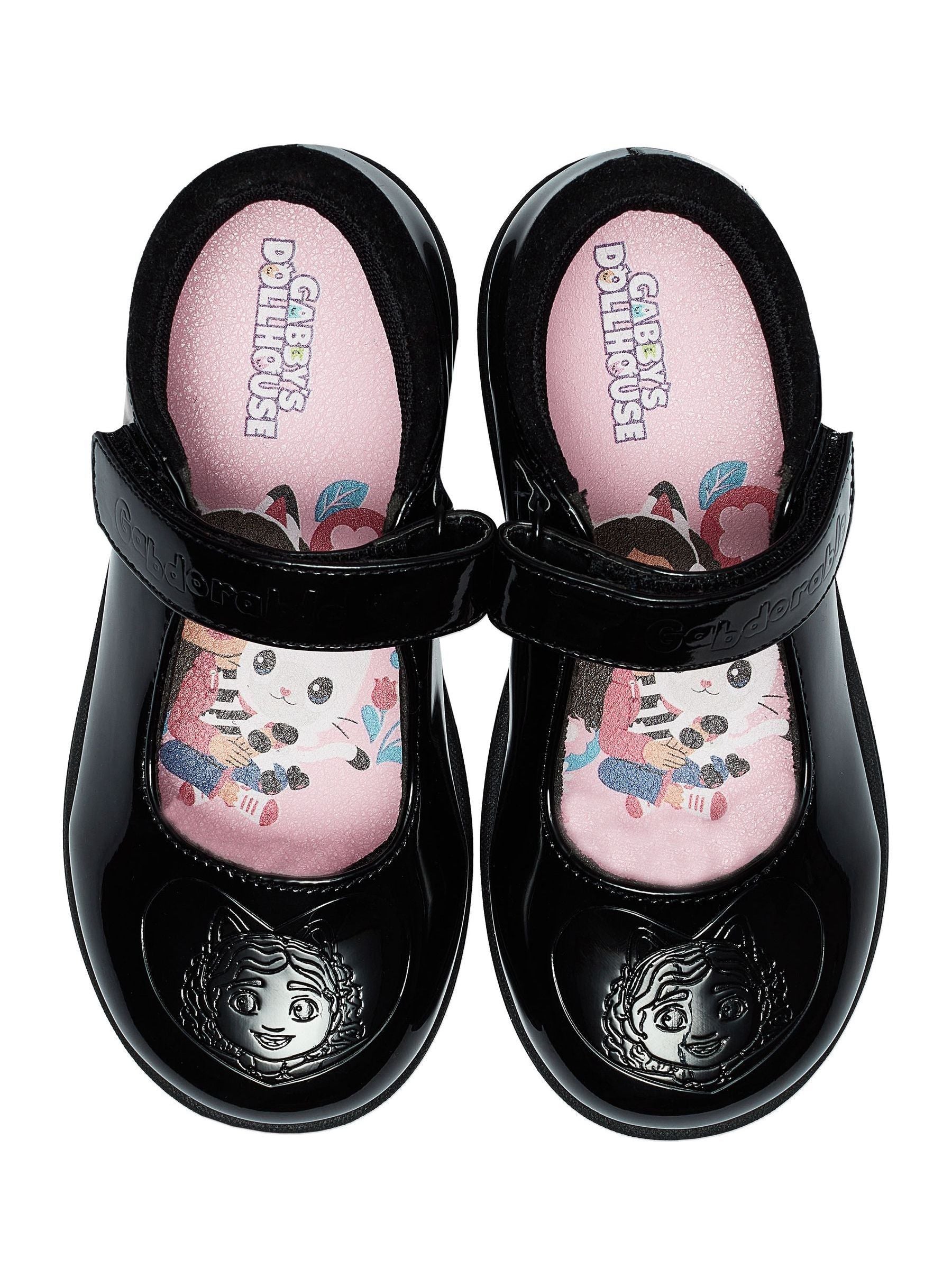 Character Black Gabby's Dollhouse School Shoes image 4