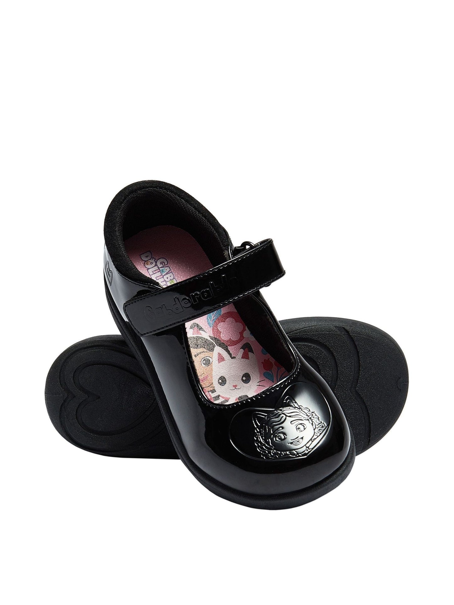 Character Black Gabby's Dollhouse School Shoes image 1