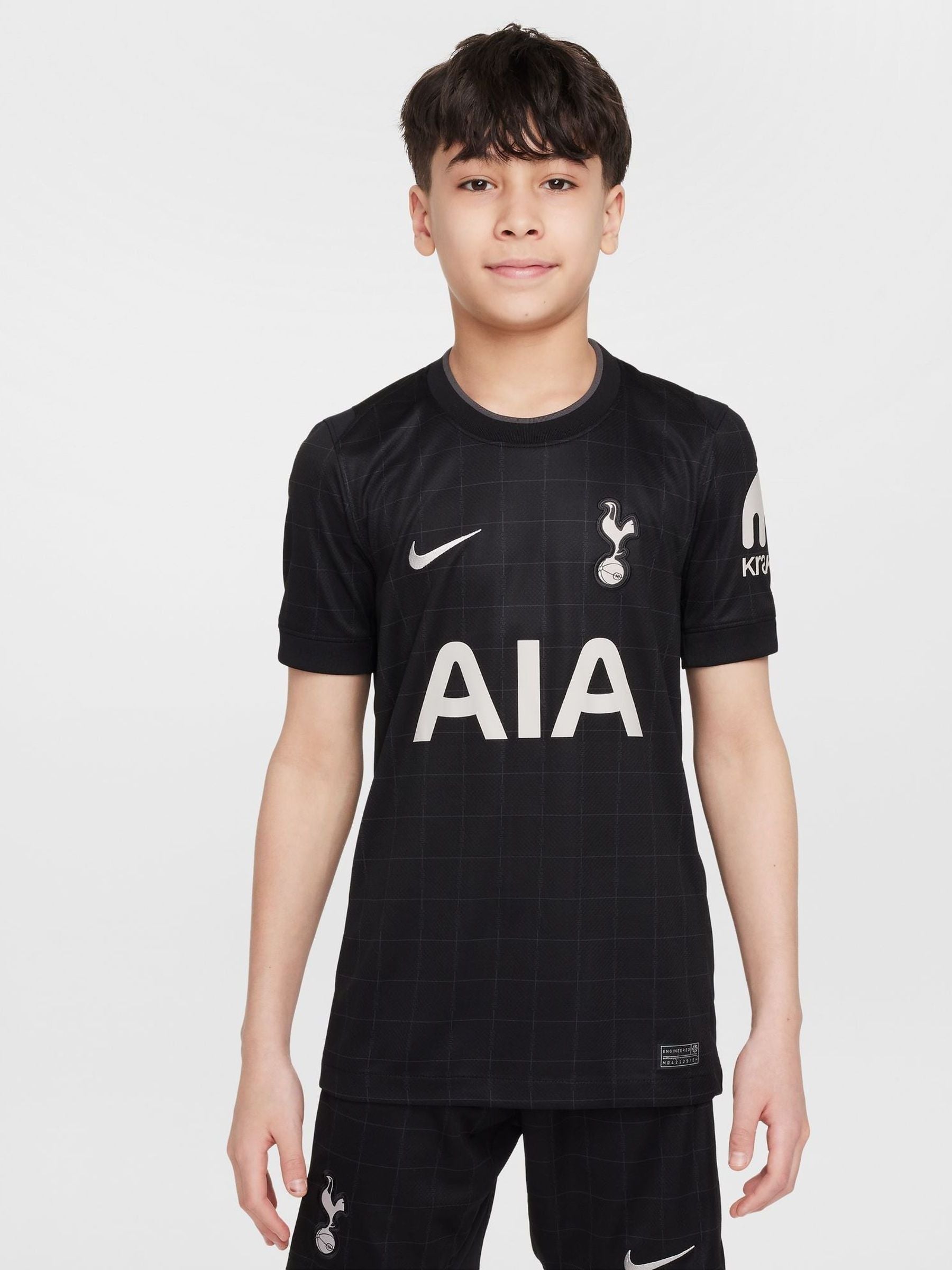 Dsiney Kidz - Nike Black Tottenham Hotspur 2025/26 Stadium Away Football Shirt image 1