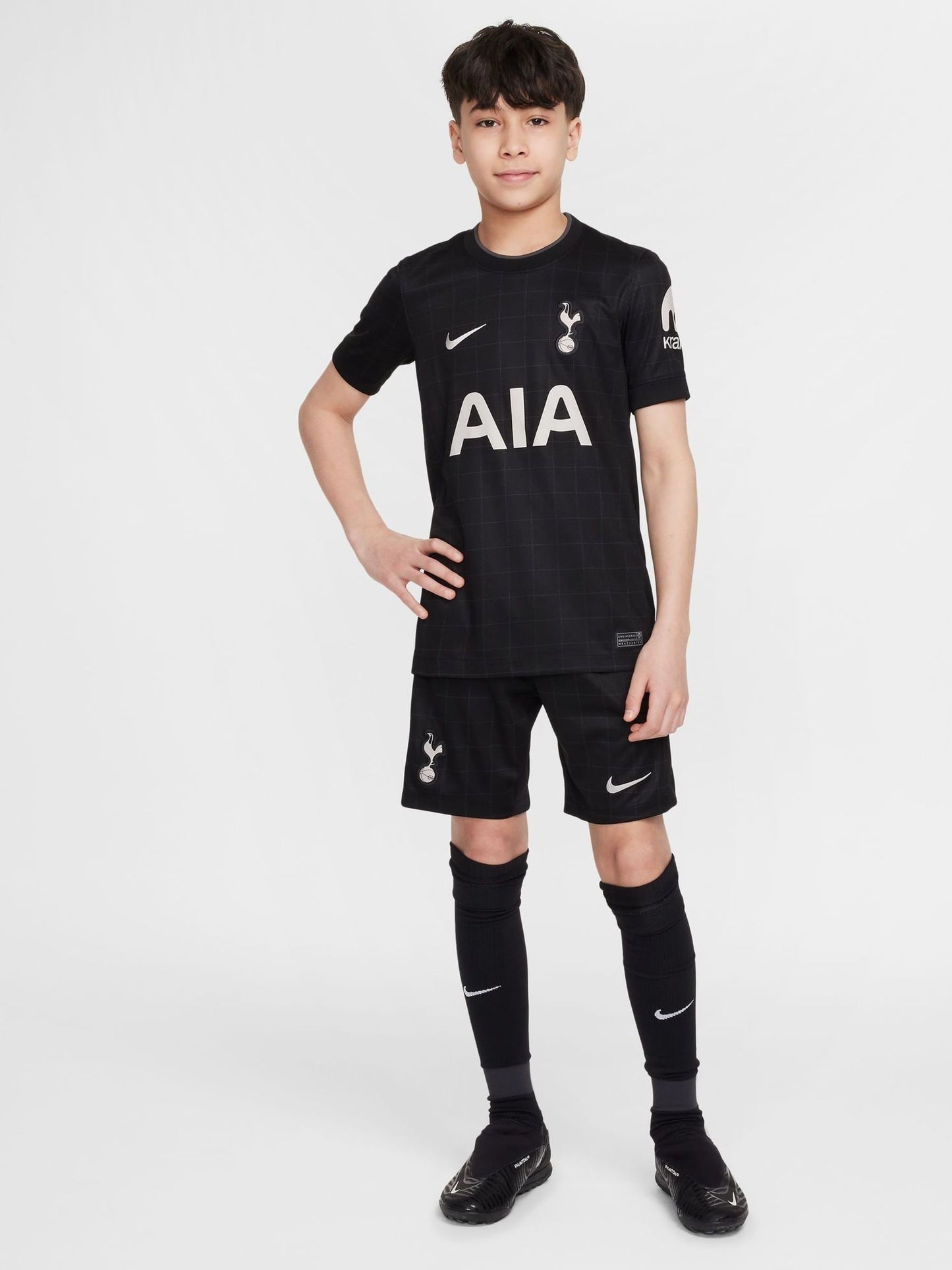 Dsiney Kidz - Nike Black Tottenham Hotspur 2025/26 Stadium Away Football Shirt image 3