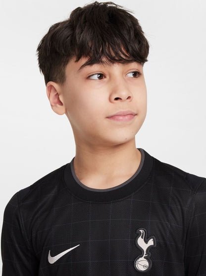 Dsiney Kidz - Nike Black Tottenham Hotspur 2025/26 Stadium Away Football Shirt image 4
