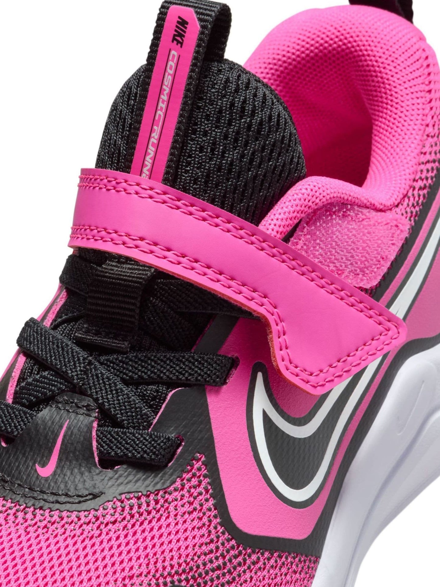 Nike Fuschia Pink/Black Junior Cosmic Running Trainers image 10