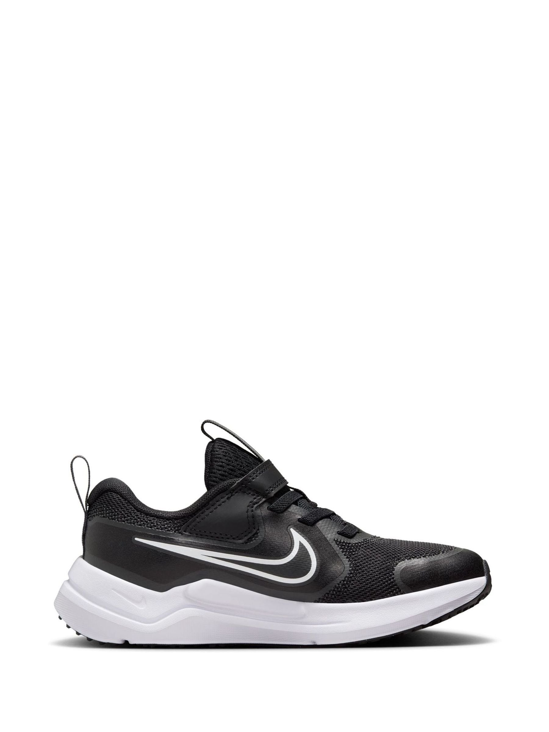 Nike Black/White Junior Cosmic Running Trainers image 3