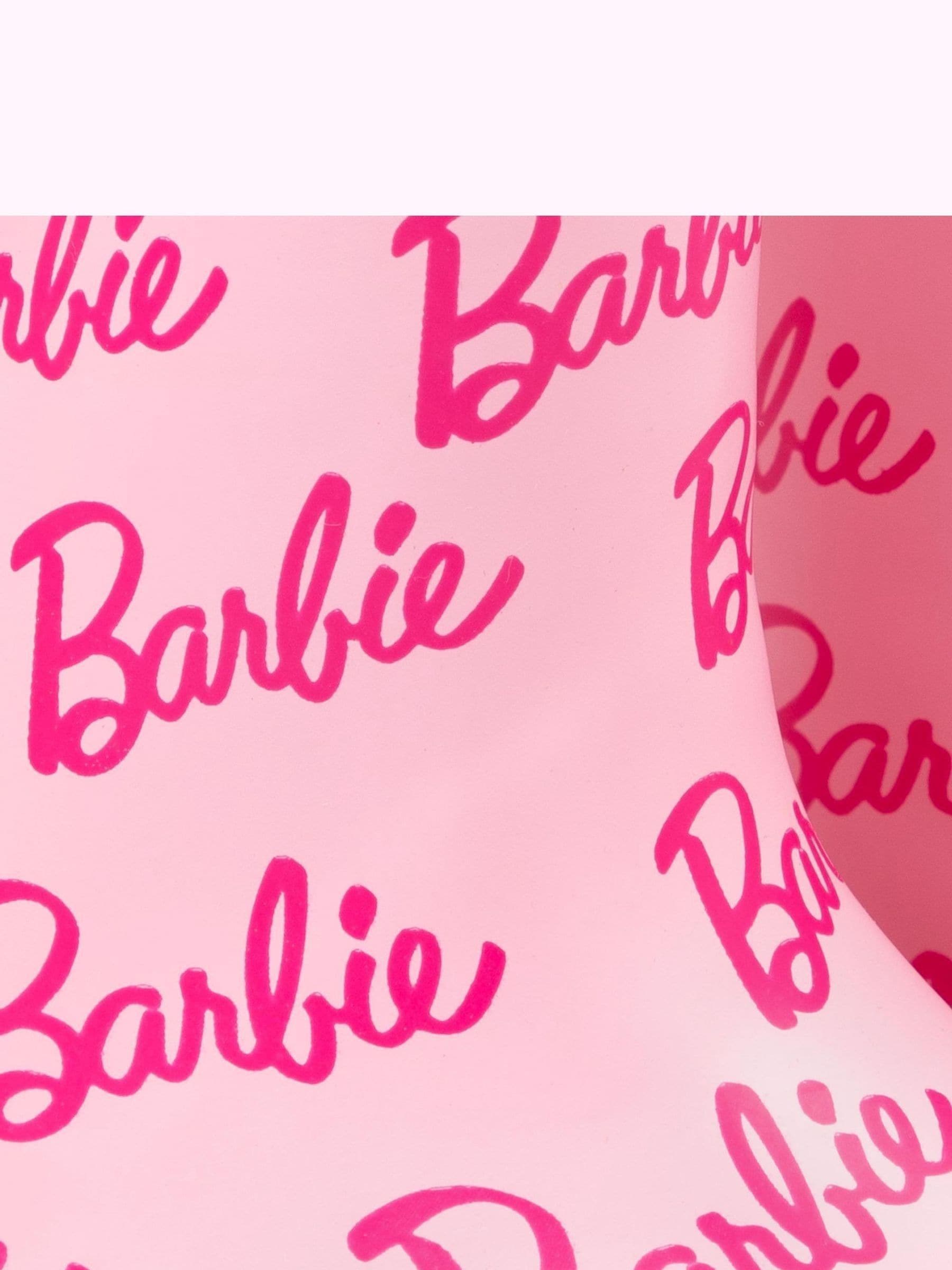 Vanilla Underground Pink Barbie Kids Wellington Boots image 3