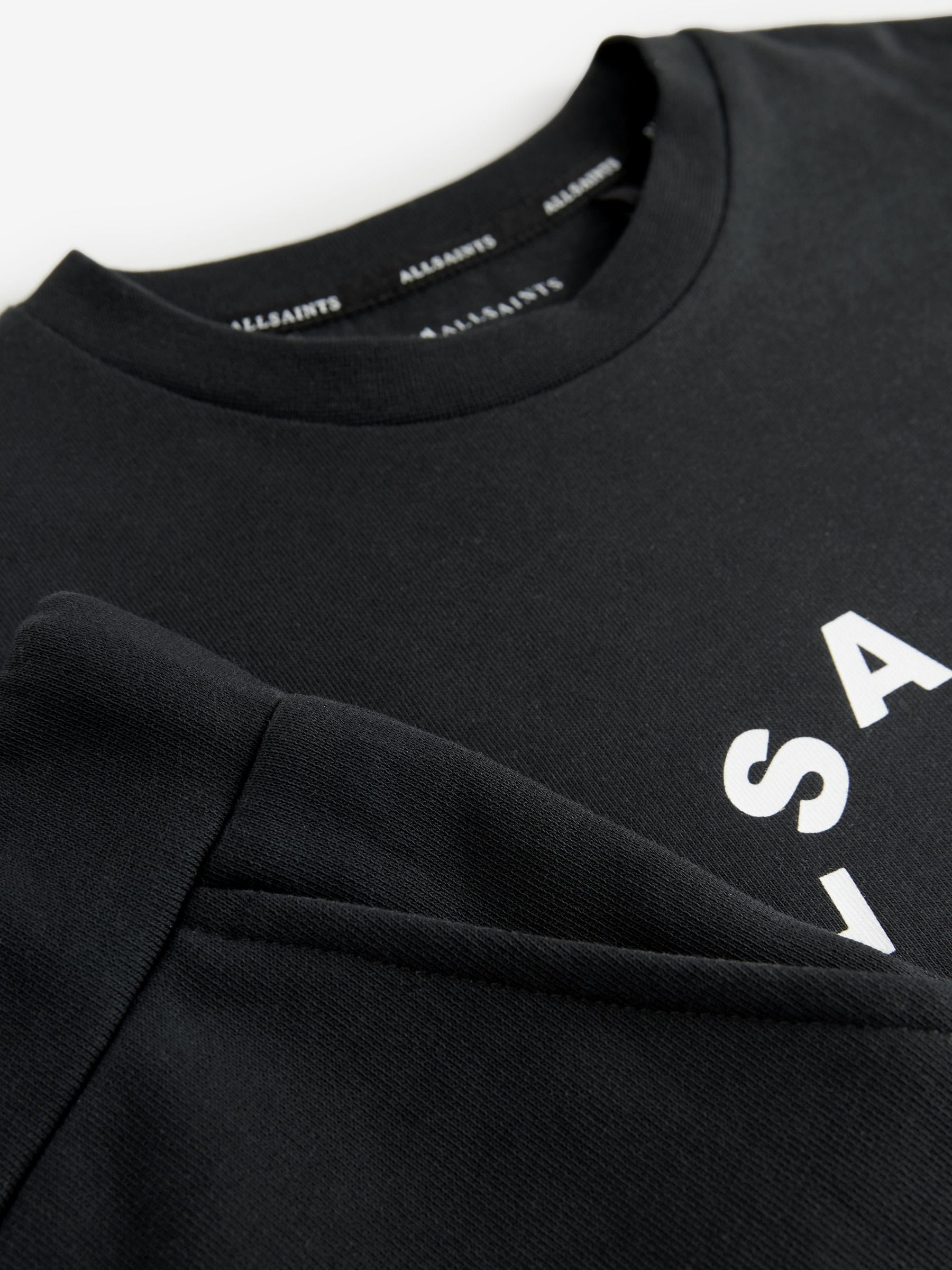 Dsiney Kidz - smALLSAINTS Black Tierra T-Shirt and Sweat Shorts Set image 7
