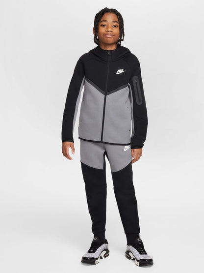 Dsiney Kidz - Nike Smoke Grey Tech Fleece Zip-Up Hoodie image 3