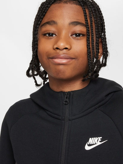 Dsiney Kidz - Nike Smoke Grey Tech Fleece Zip-Up Hoodie image 4