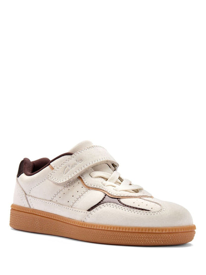 Dsiney Kidz - Clarks Cream Cypress Pop Kids Trainers image 3