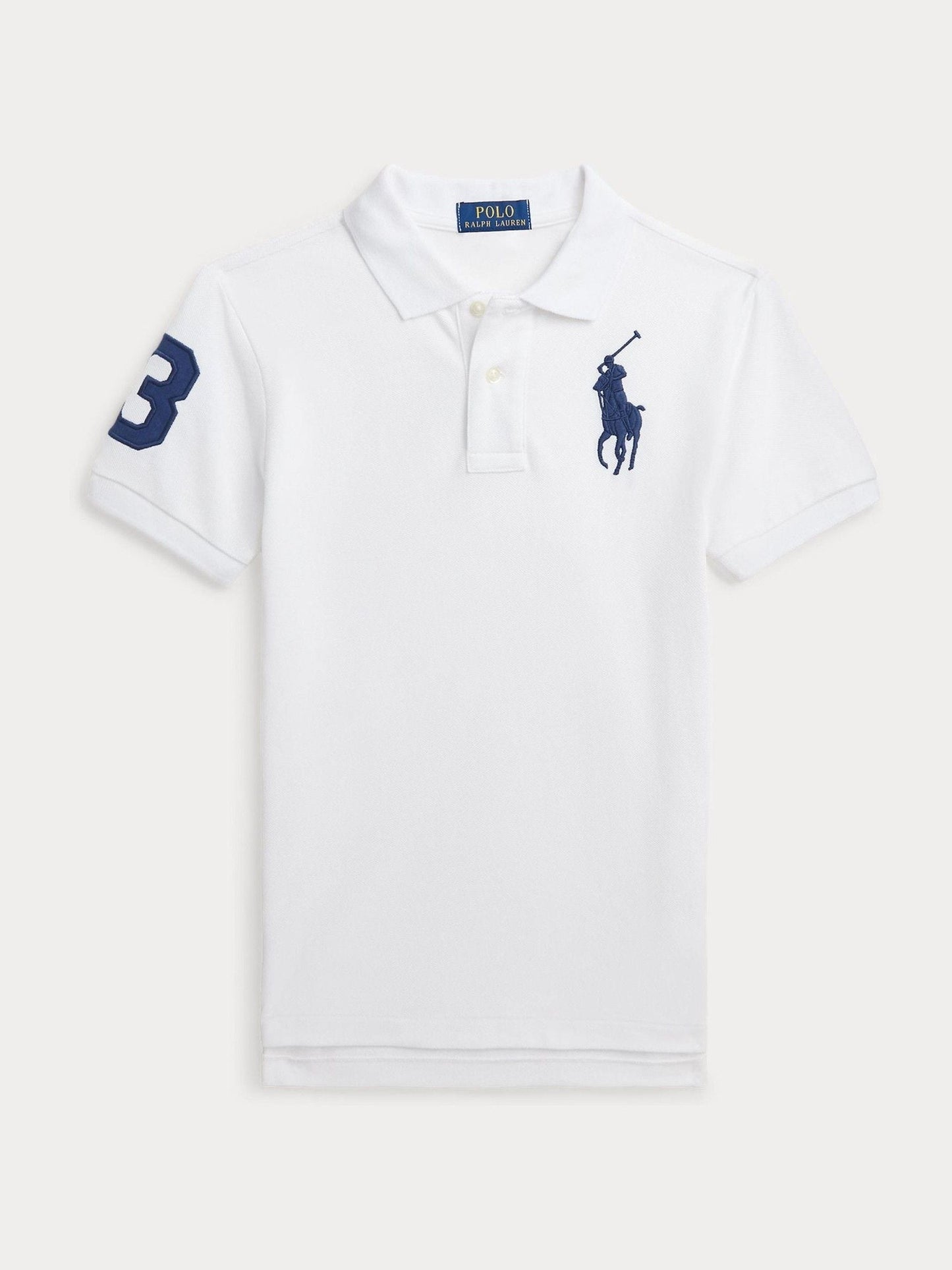 Dsiney Kidz - Polo Ralph Lauren White Cotton Big Pony Polo Shirt image 1