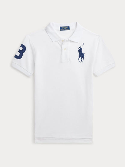 Dsiney Kidz - Polo Ralph Lauren White Cotton Big Pony Polo Shirt image 1