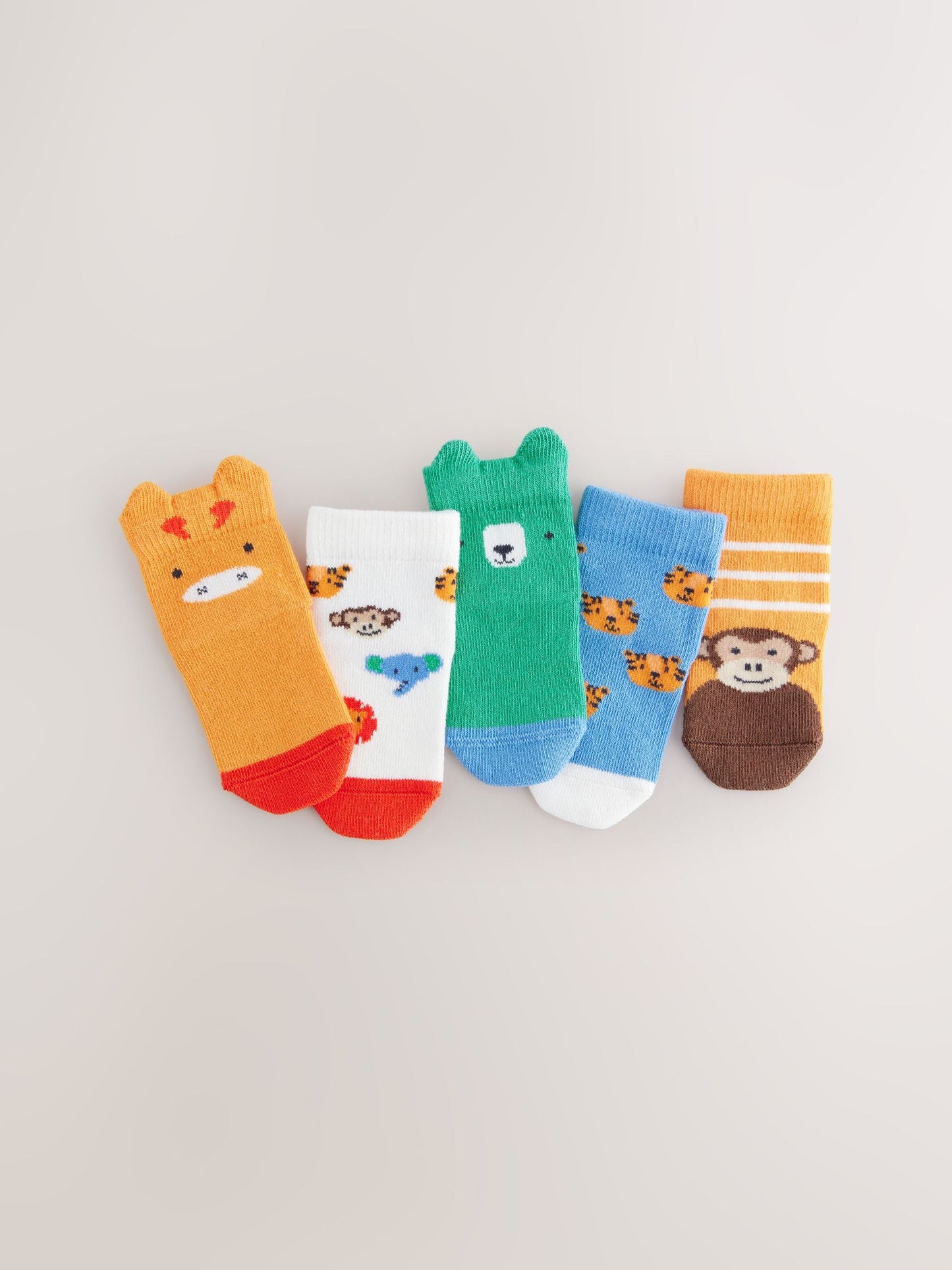 Bright Character Baby Socks 5 Pack (0mths-2yrs)
