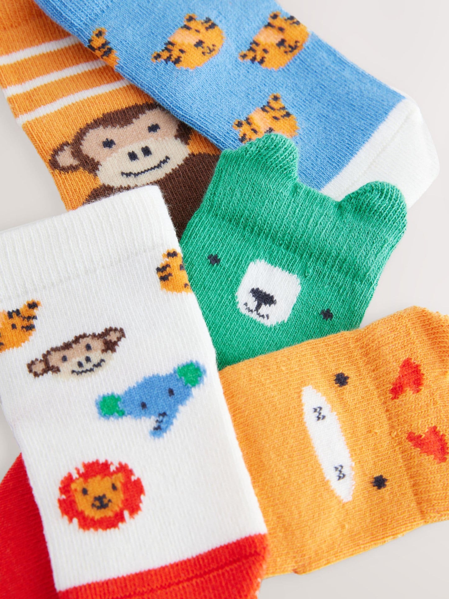 Bright Character Baby Socks 5 Pack (0mths-2yrs)