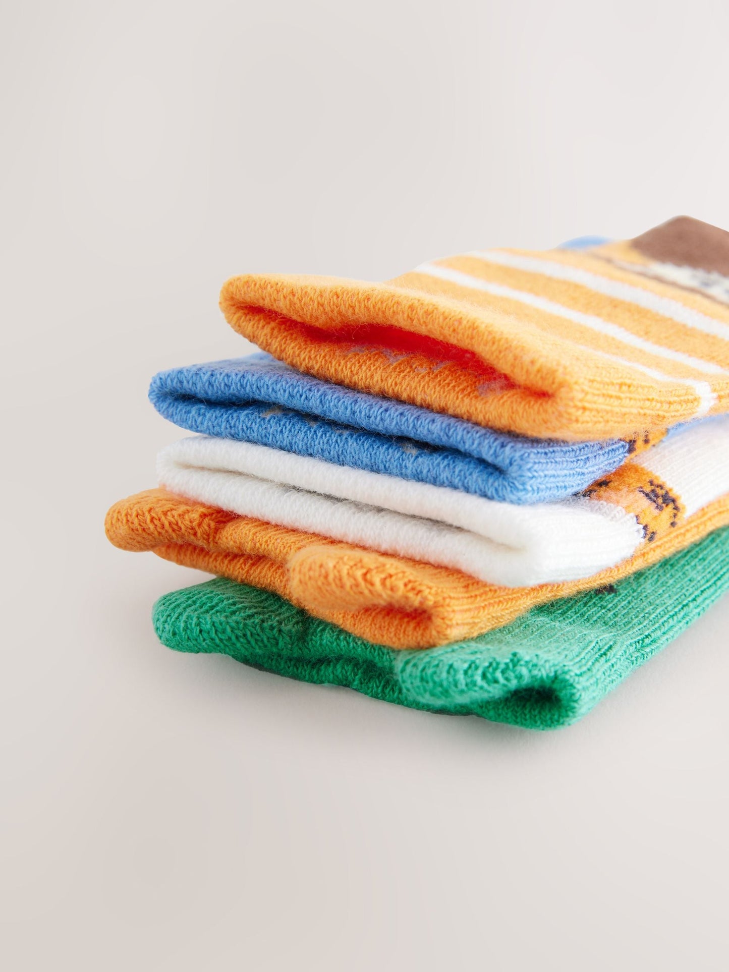 Bright Character Baby Socks 5 Pack (0mths-2yrs)