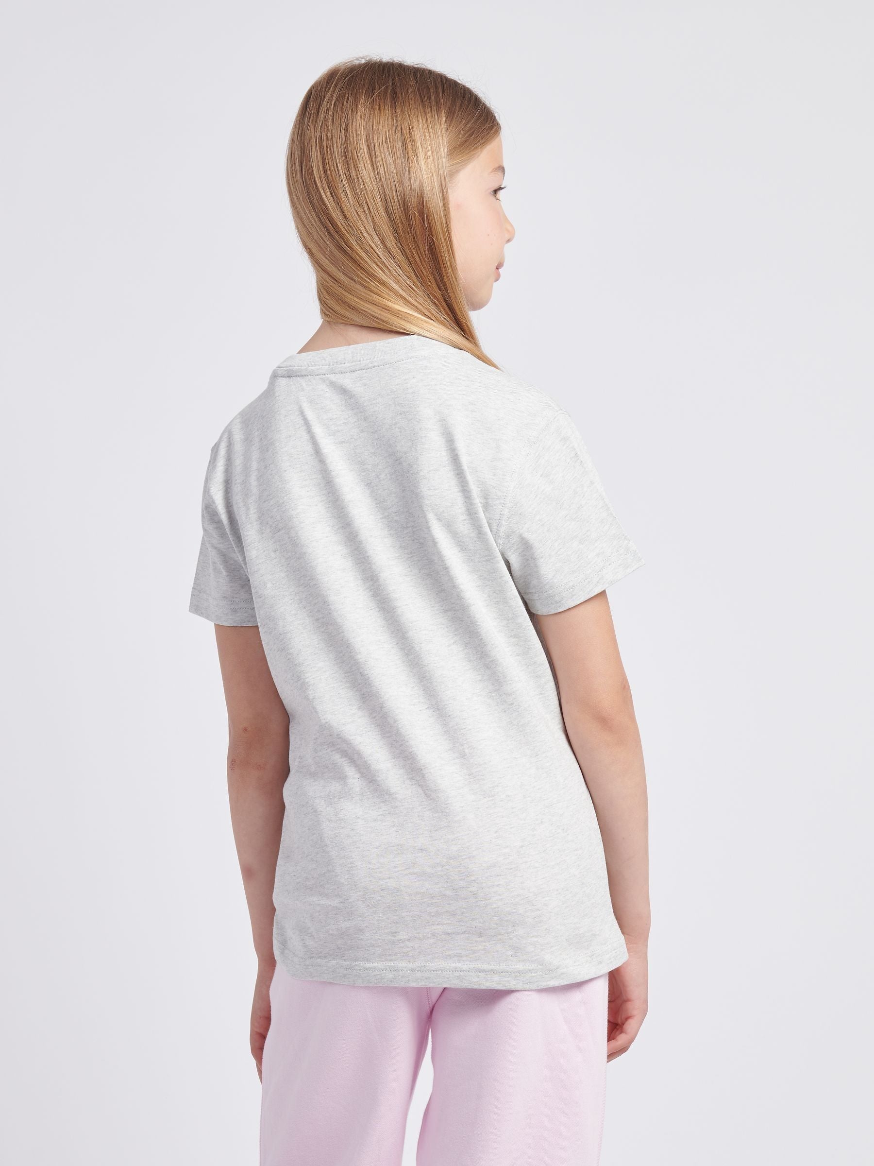 Dsiney Kidz - New Balance Grey Stacked Logo T-Shirt image 3