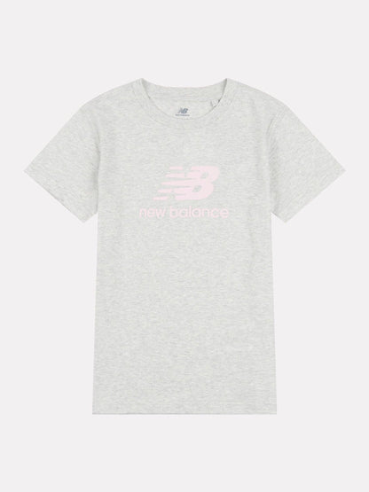 Dsiney Kidz - New Balance Grey Stacked Logo T-Shirt image 6