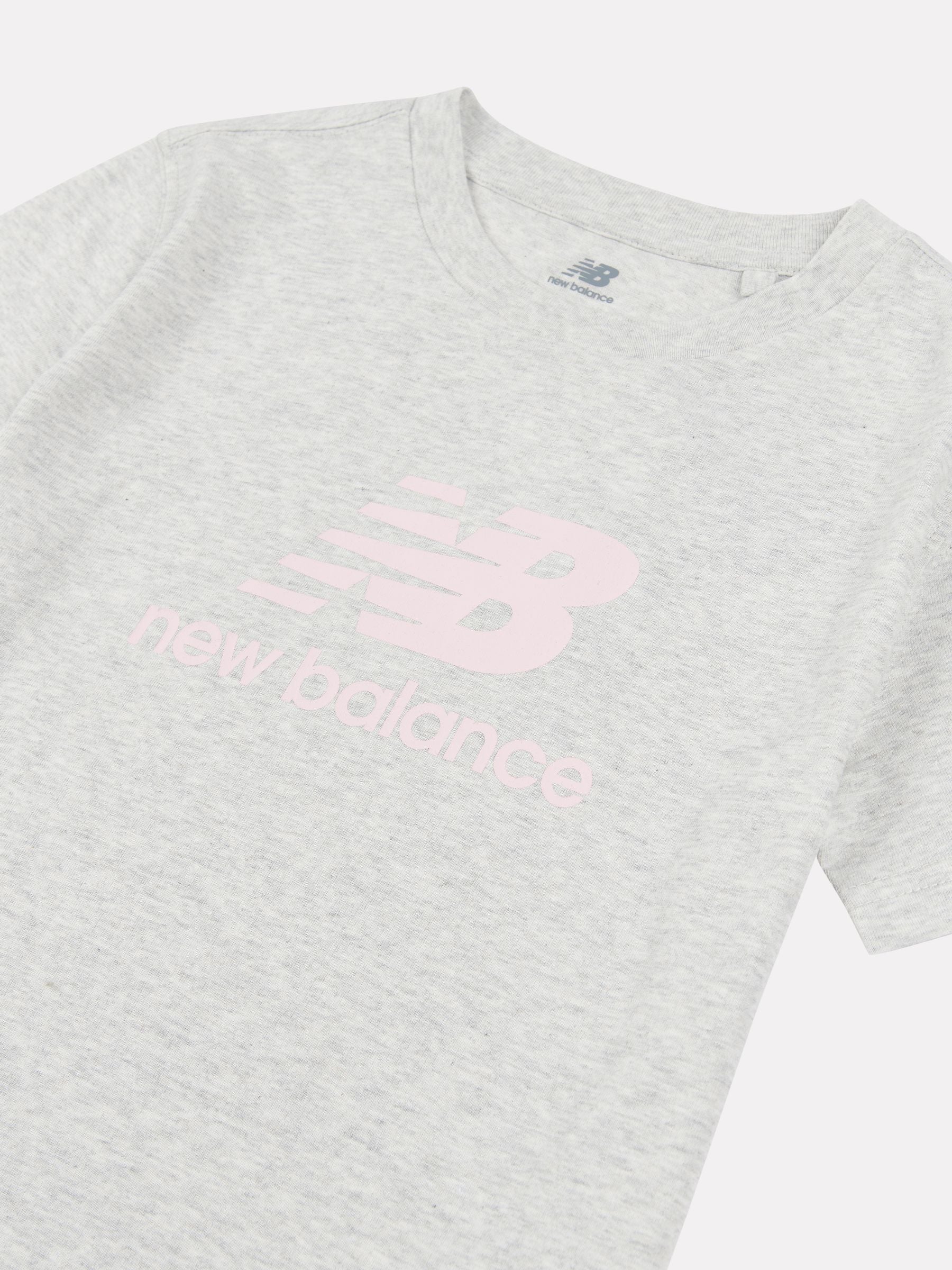 Dsiney Kidz - New Balance Grey Stacked Logo T-Shirt image 8