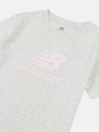 Dsiney Kidz - New Balance Grey Stacked Logo T-Shirt image 8