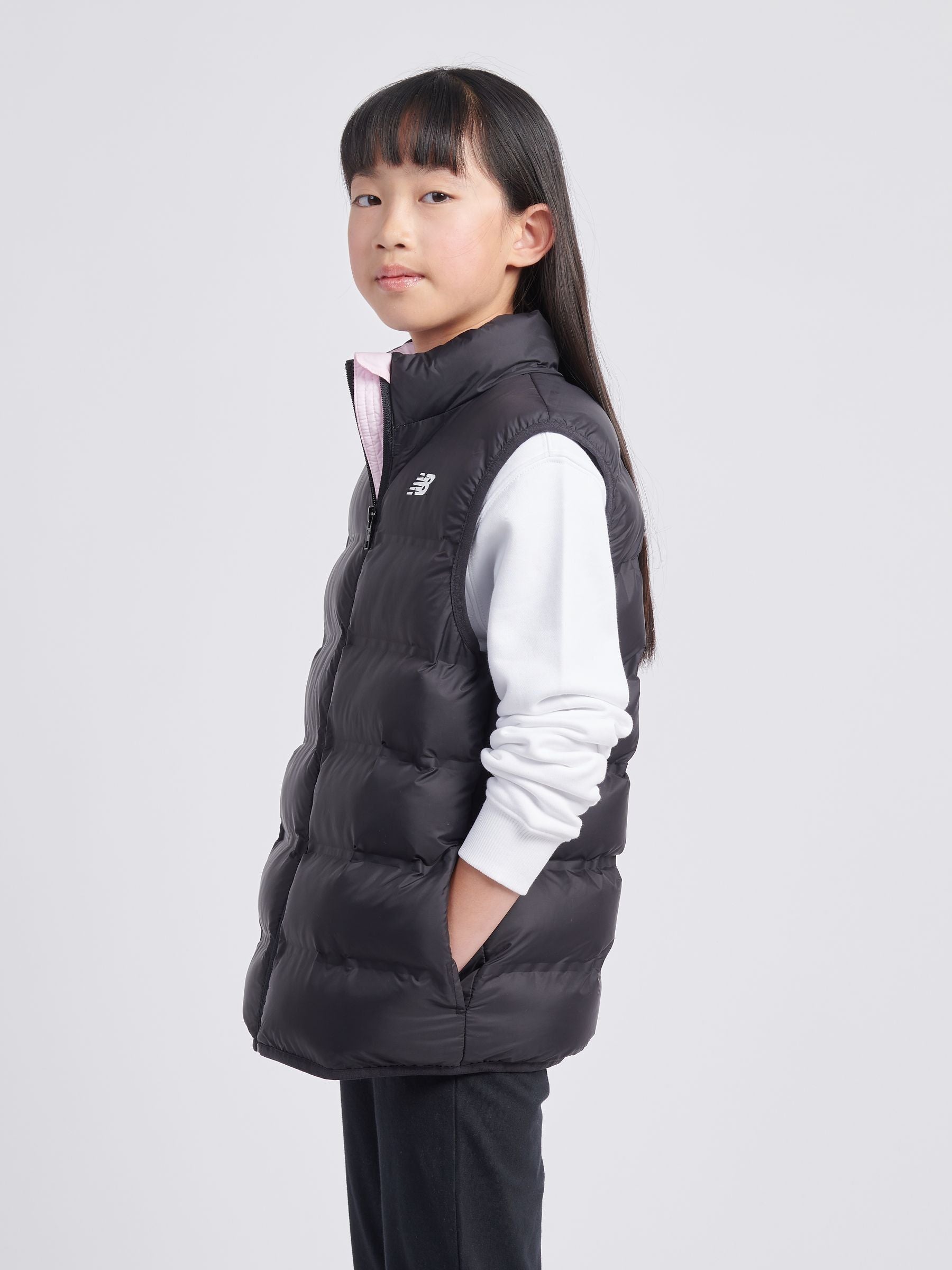 Dsiney Kidz - New Balance Black Bond Quilted Gilet image 2