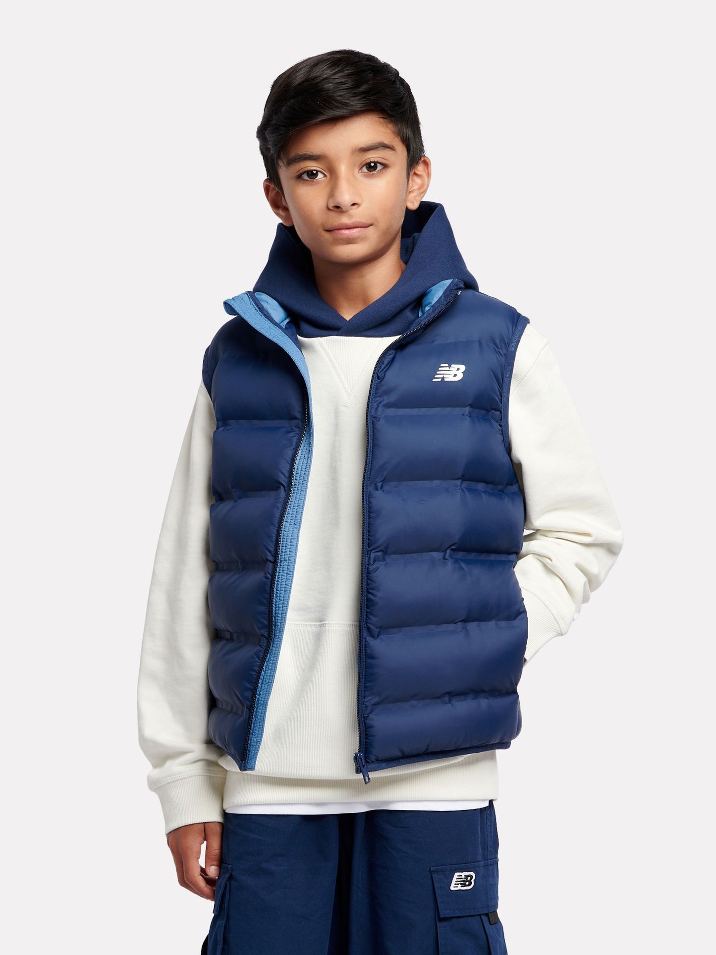 Dsiney Kidz - New Balance Blue Dark Bond Quilted Gilet image 1