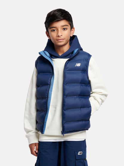 Dsiney Kidz - New Balance Blue Dark Bond Quilted Gilet image 1