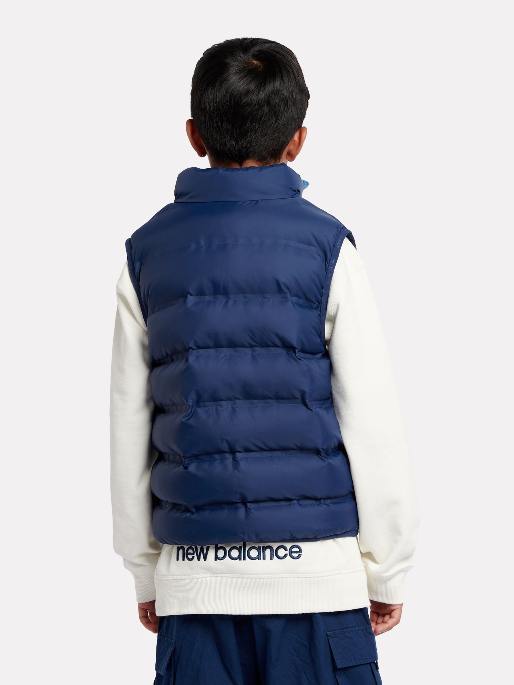 Dsiney Kidz - New Balance Blue Dark Bond Quilted Gilet image 3