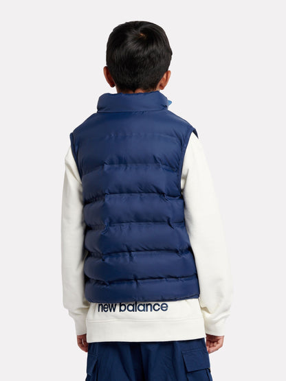 Dsiney Kidz - New Balance Blue Dark Bond Quilted Gilet image 3