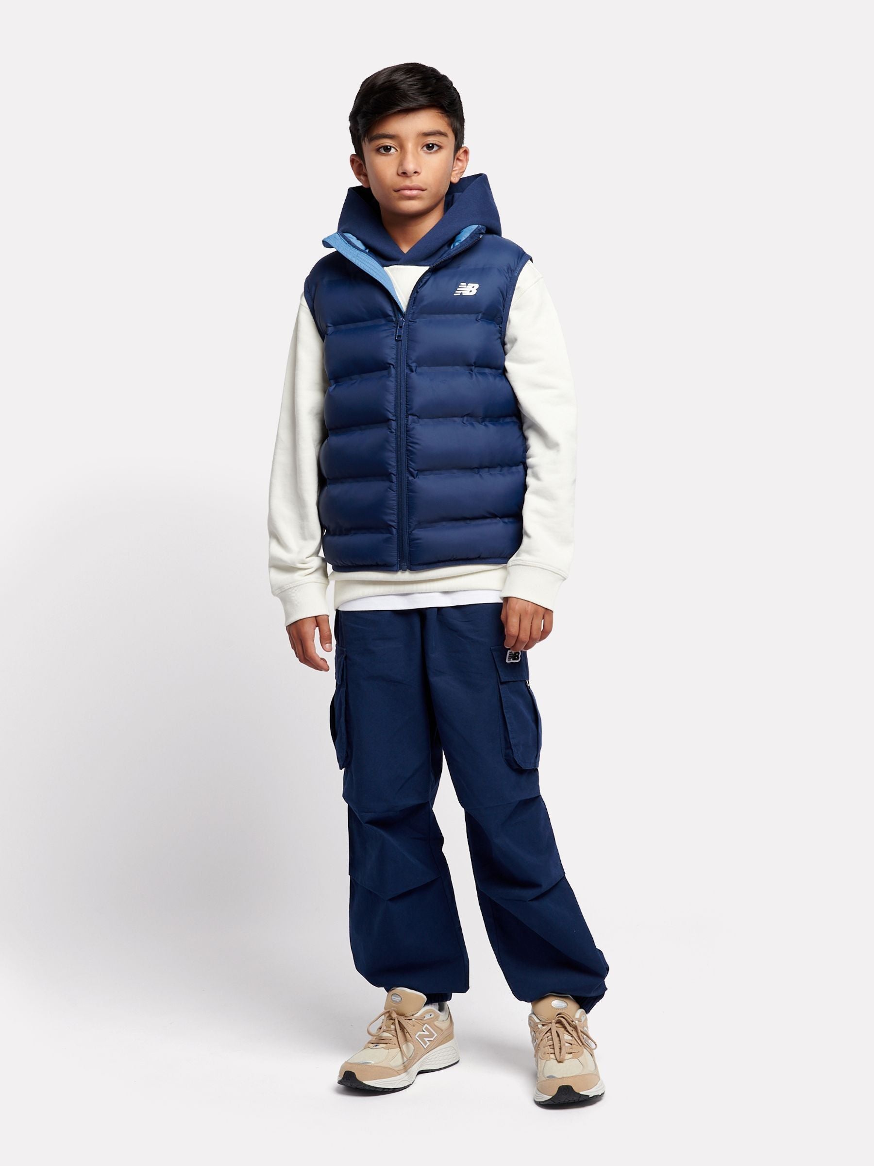 Dsiney Kidz - New Balance Blue Dark Bond Quilted Gilet image 5