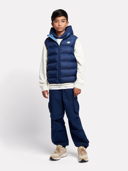 Dsiney Kidz - New Balance Blue Dark Bond Quilted Gilet image 5