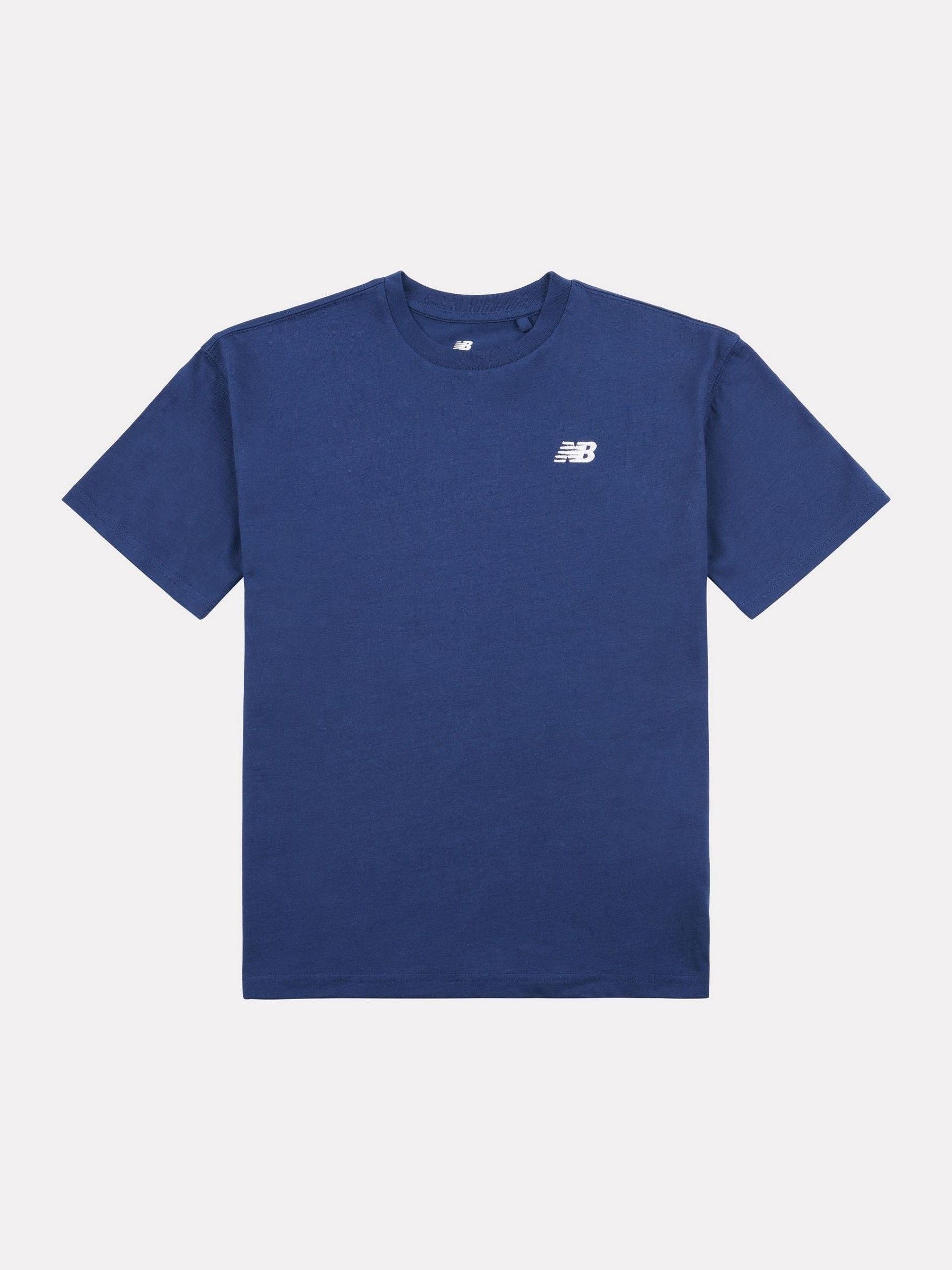 Dsiney Kidz - New Balance Blue Navy Jersey Small Logo Cotton T-Shirt image 6