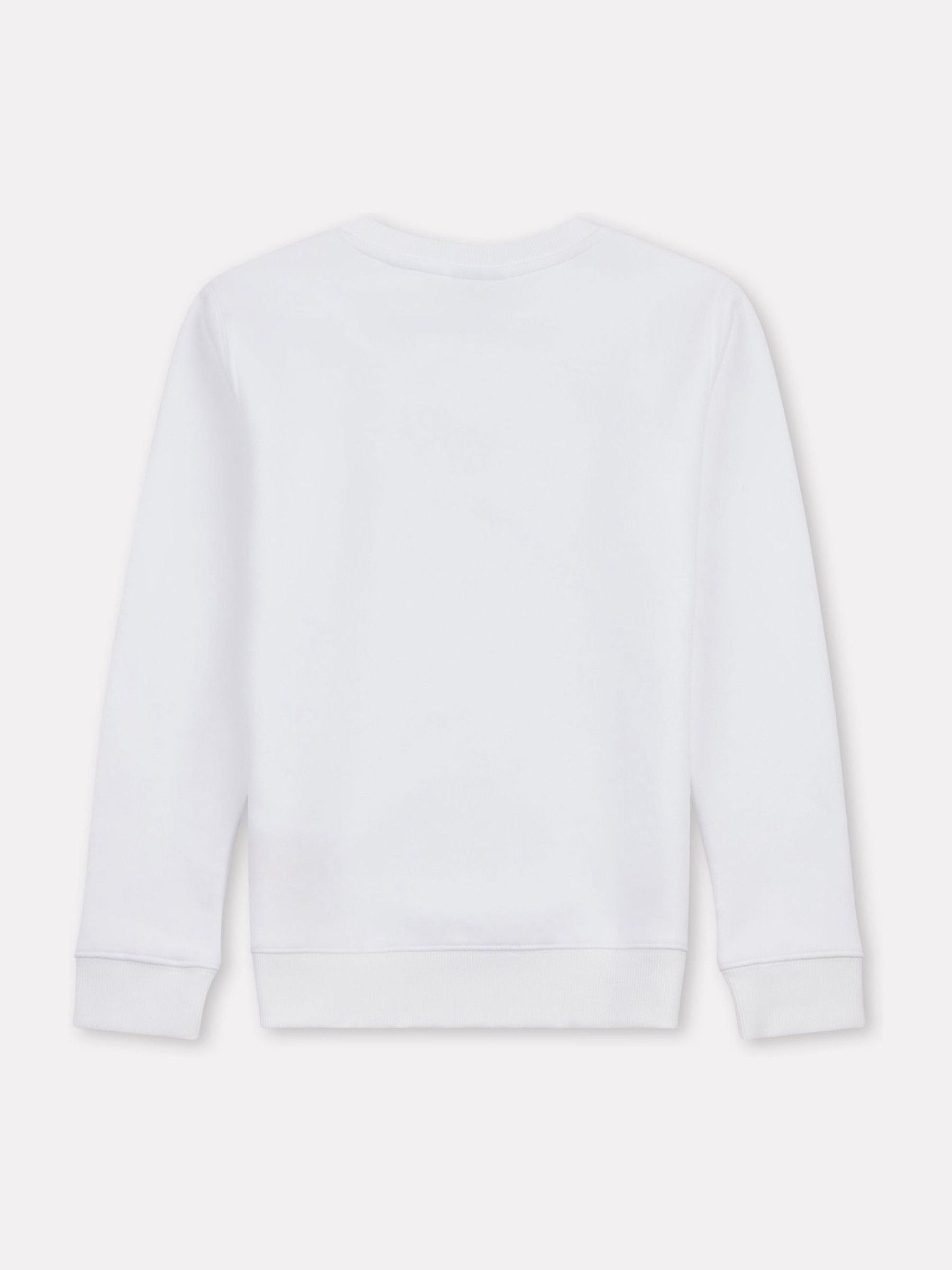 Dsiney Kidz - New Balance White Stacked Logo Sweatshirt image 8