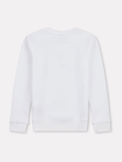 Dsiney Kidz - New Balance White Stacked Logo Sweatshirt image 8