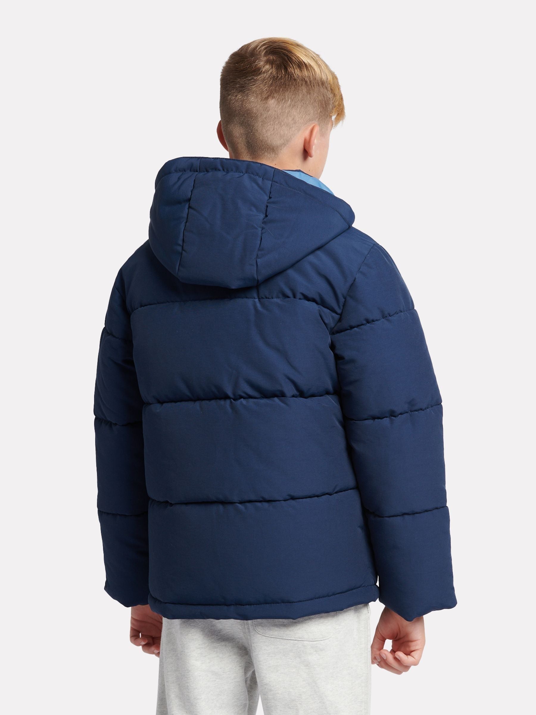 Dsiney Kidz - New Balance Blue Wide Baffle Puffer Coat image 2