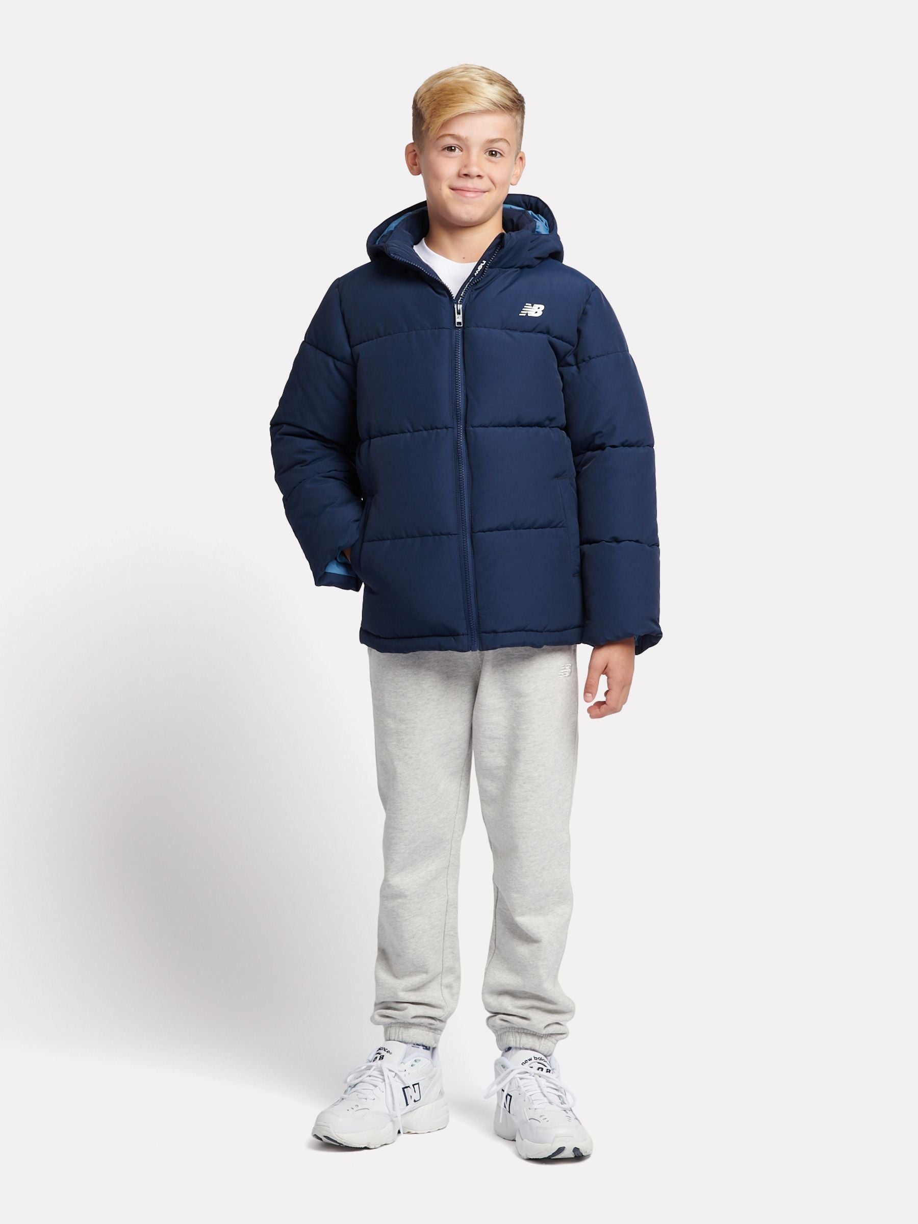 Dsiney Kidz - New Balance Blue Wide Baffle Puffer Coat image 4