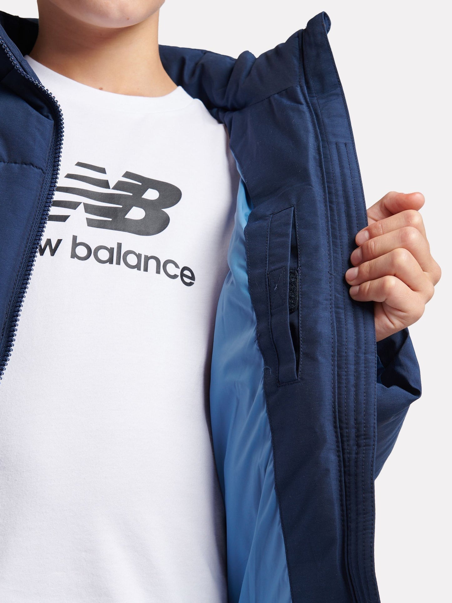 Dsiney Kidz - New Balance Blue Wide Baffle Puffer Coat image 6