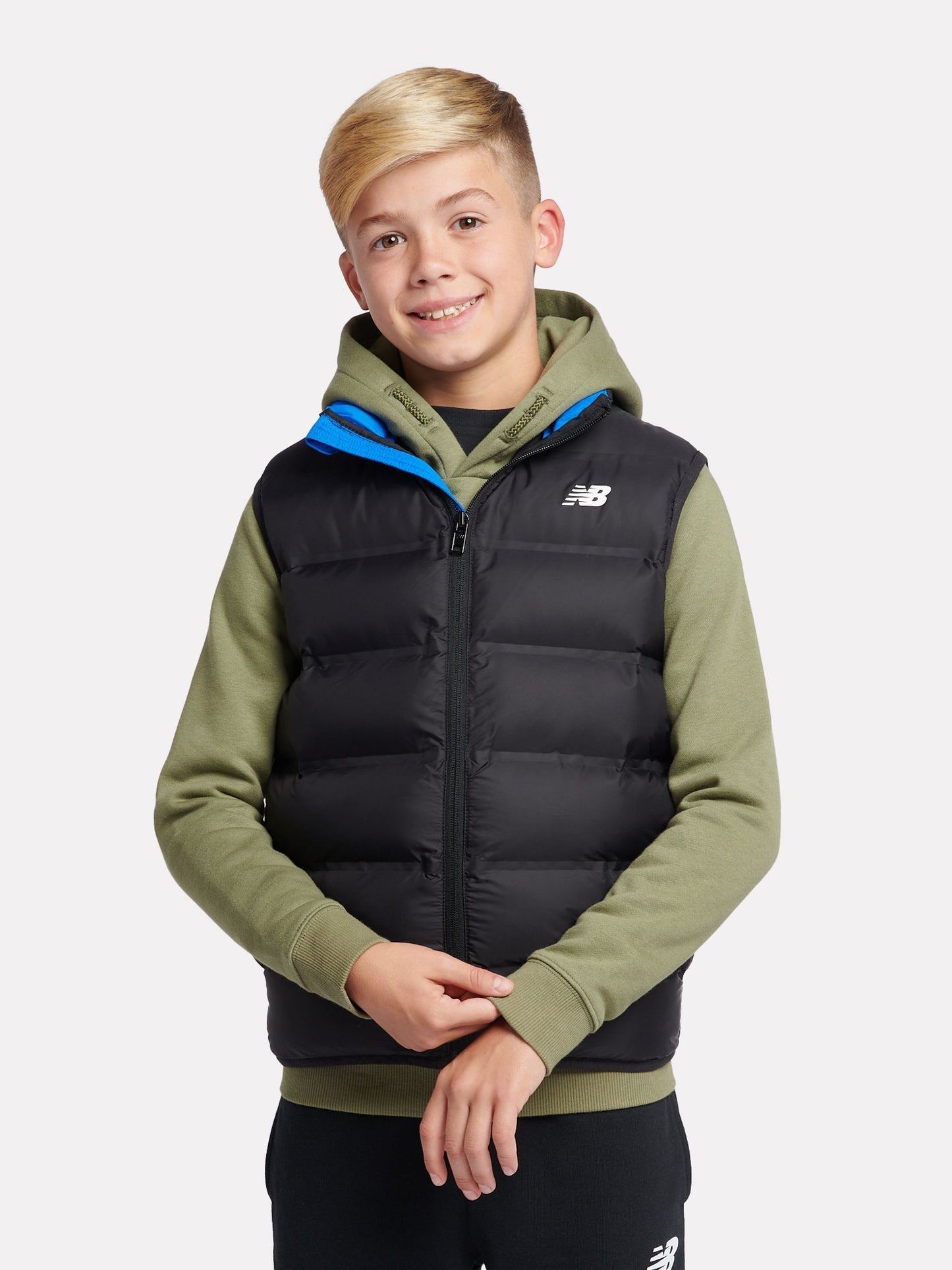 Dsiney Kidz - New Balance Black Bond Quilted Gilet image 1