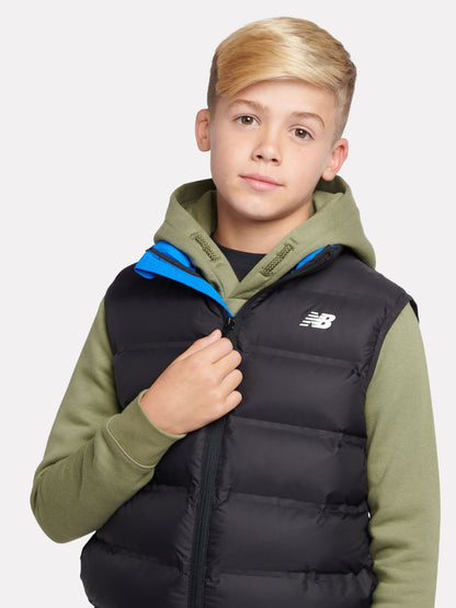 Dsiney Kidz - New Balance Black Bond Quilted Gilet image 4